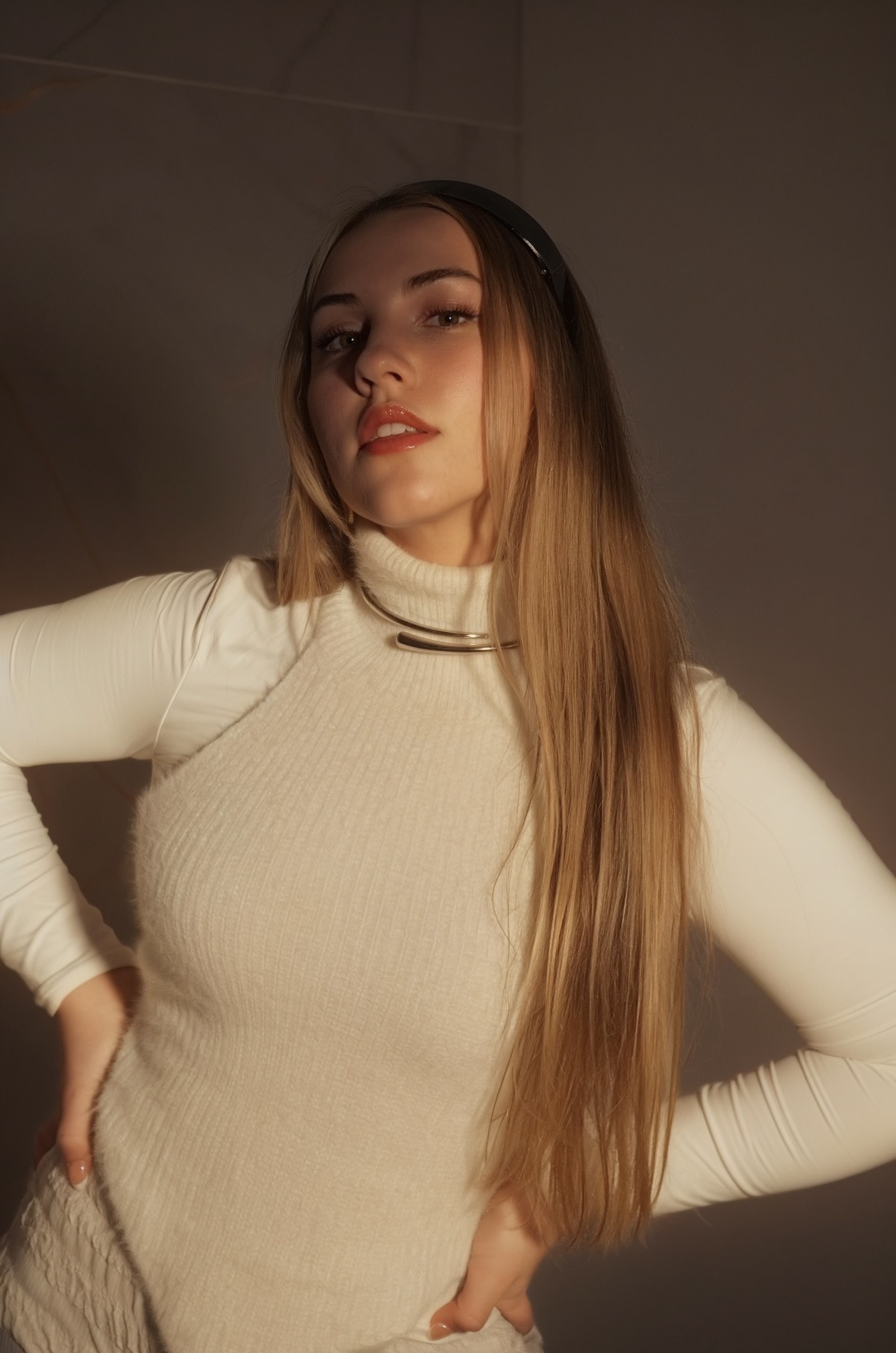 Portrait of Madelynne West wearing white
